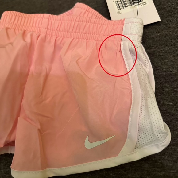 New! Nike Tempo Shorts Girls Size 2T Pink Athletic Dri Fit - Picture 6 of 9